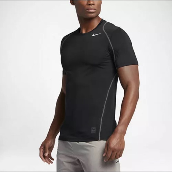 nike pro fitted short sleeve